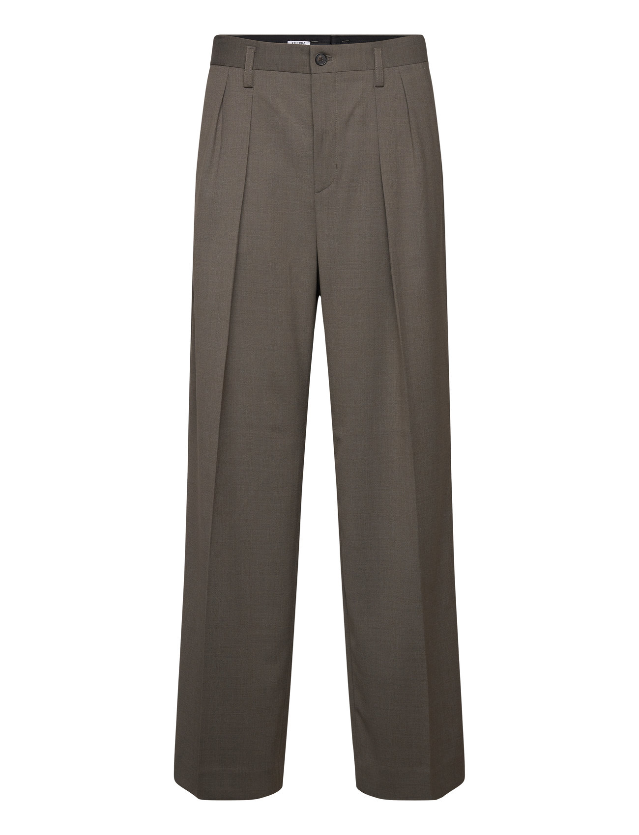 Wide Wool Trousers Brown Filippa K