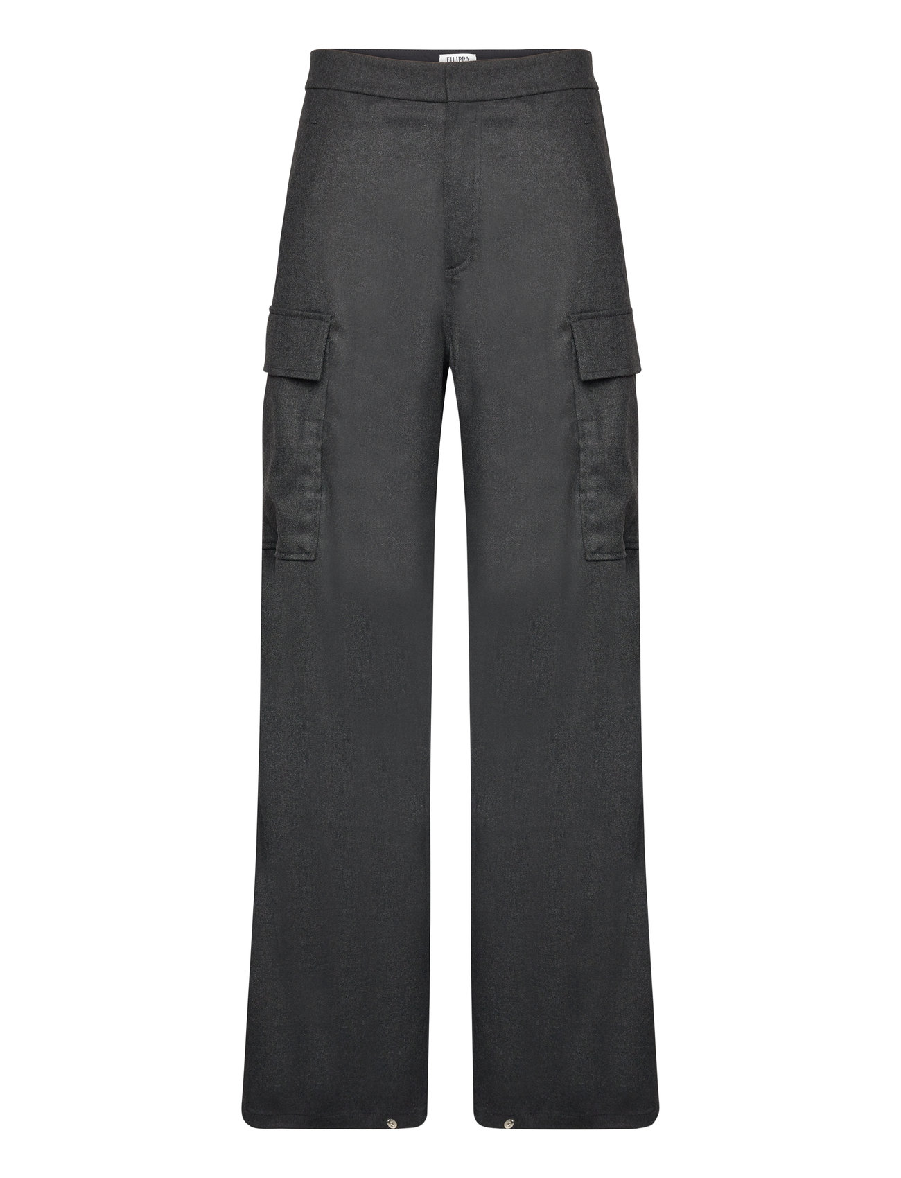Flannel Cargo Trousers Bottoms Trousers Cargo Pants Grey Filippa K
