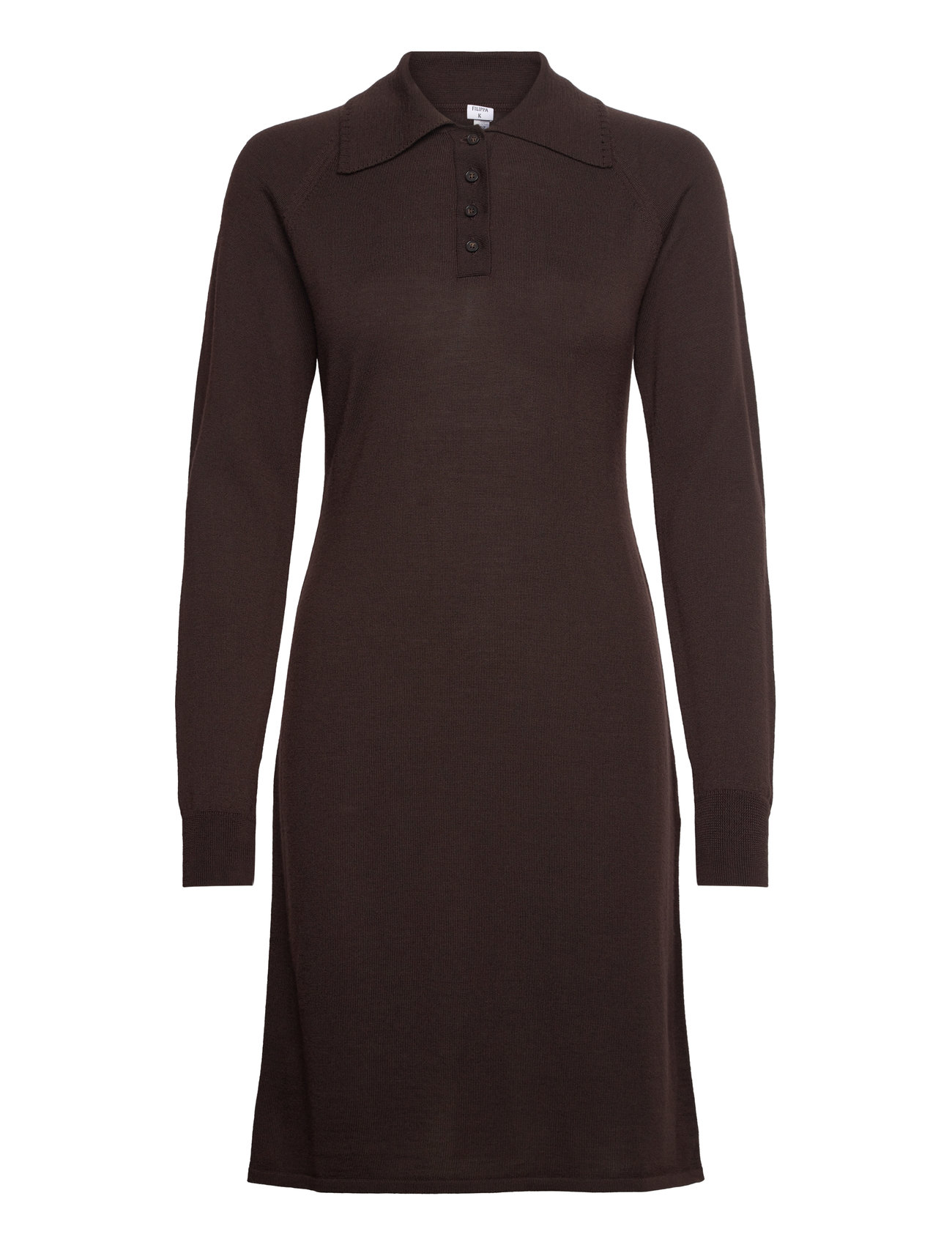 Polo Merino Dress Brown Filippa K