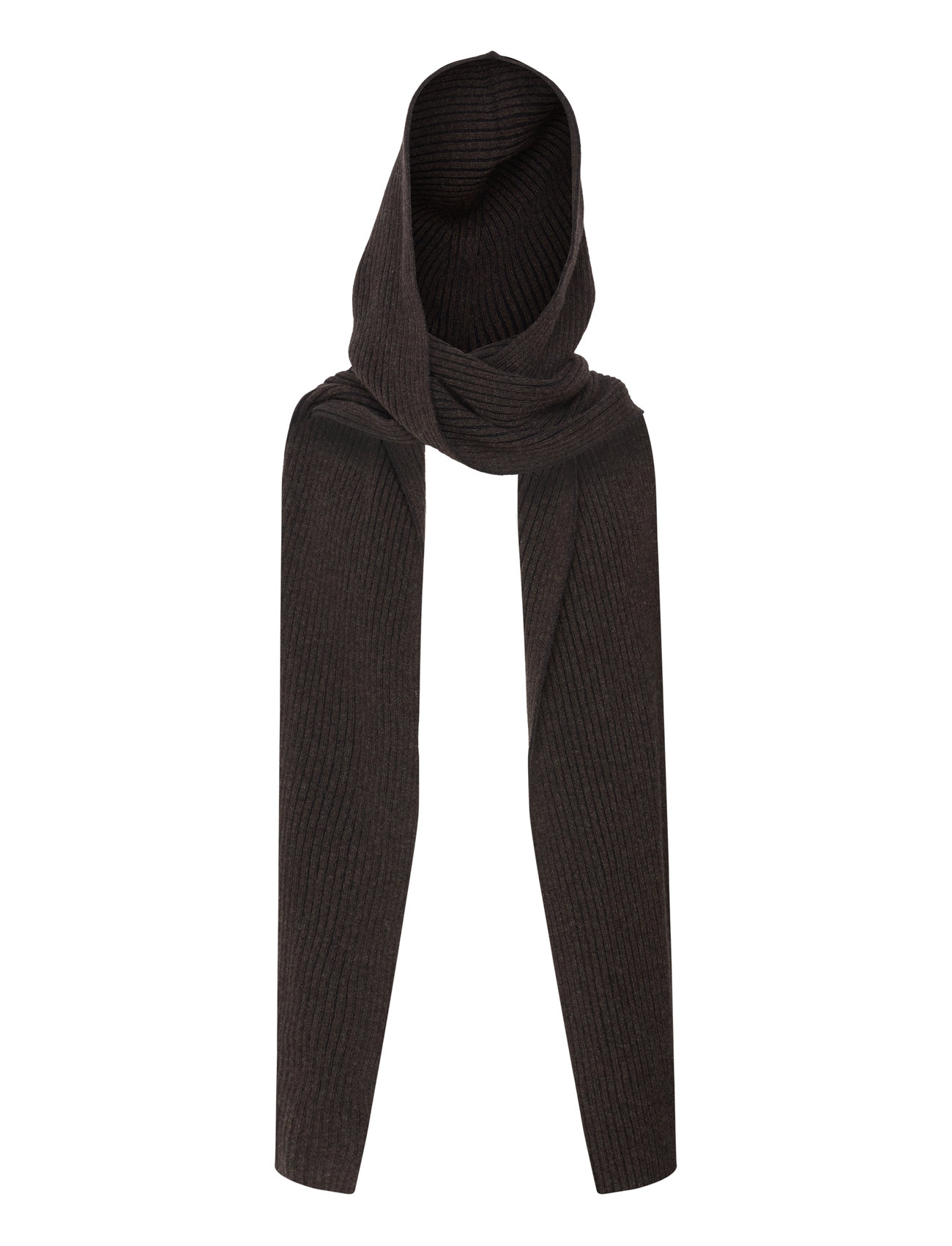 Rib Beanie Scarf Brown Filippa K