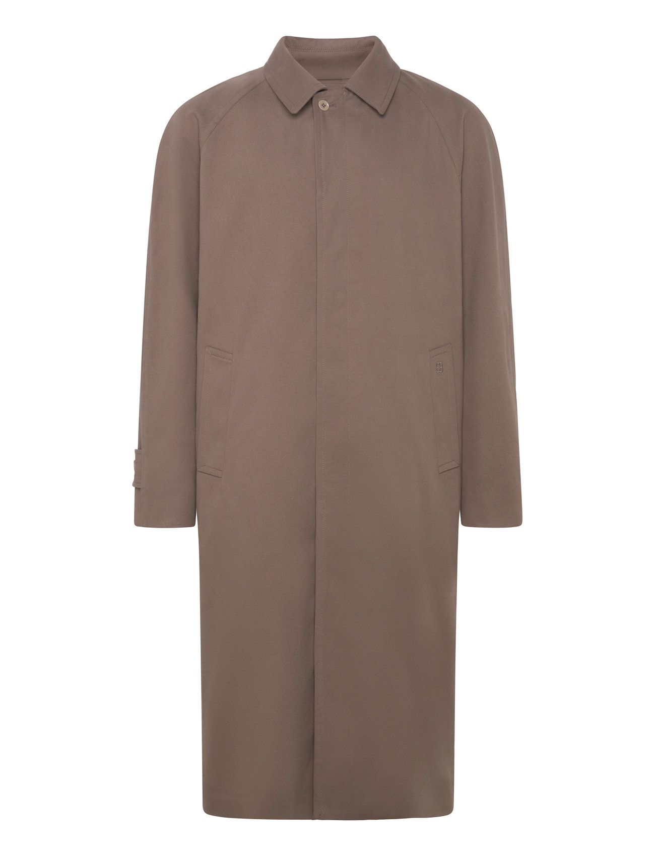 Cotton Gabardine Car Coat Brown Filippa K