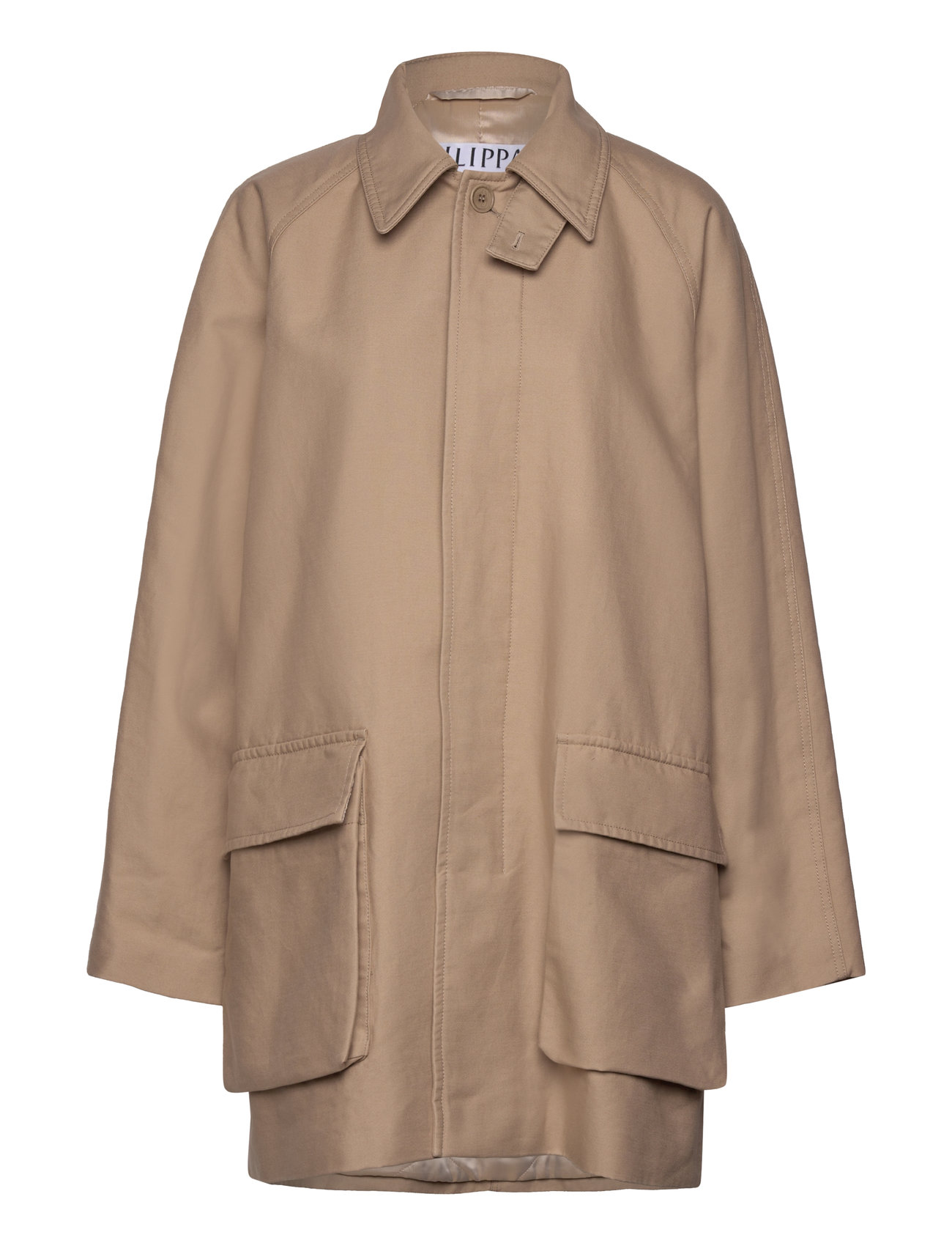 FILIPPA K Gefüttert Patch Pocket Jacke Beige - 40 - Damen