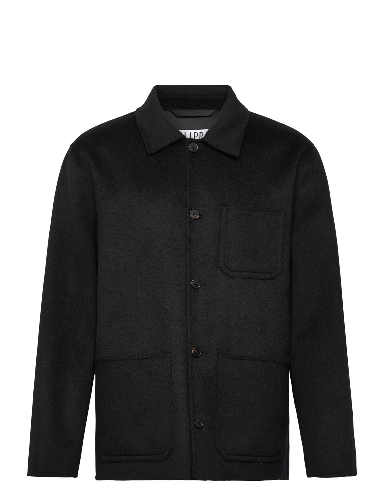 FILIPPA K Doublé Wolle Work Jacke Schwarz - 52 - Herren