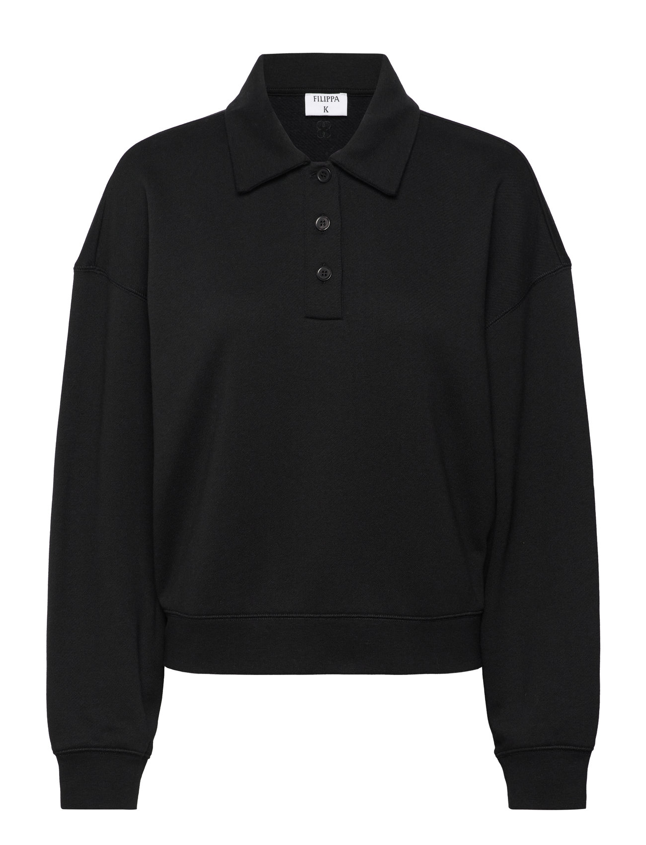 Polo Sweatshirt Black Filippa K