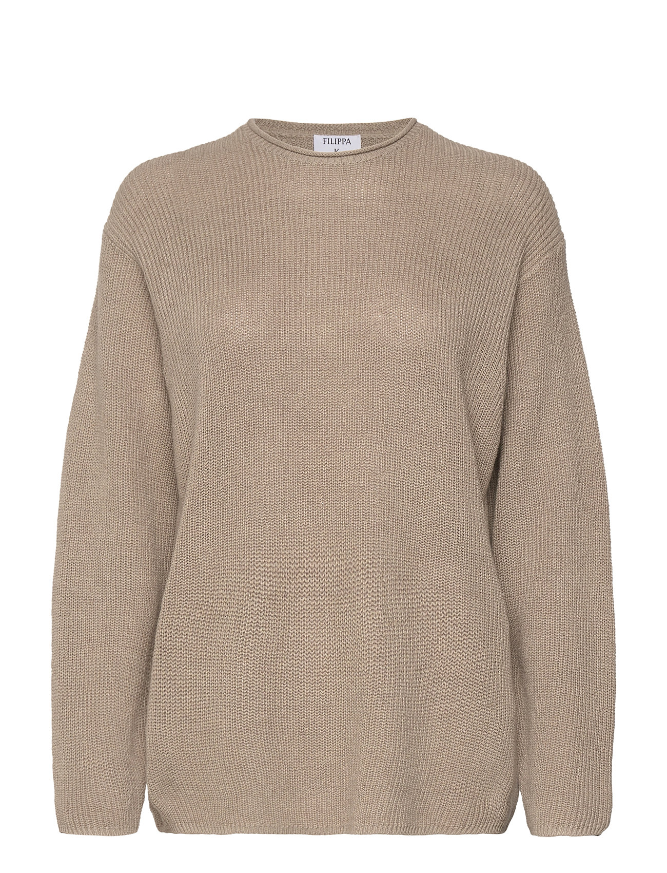 Relaxed Linen Sweater Beige Filippa K