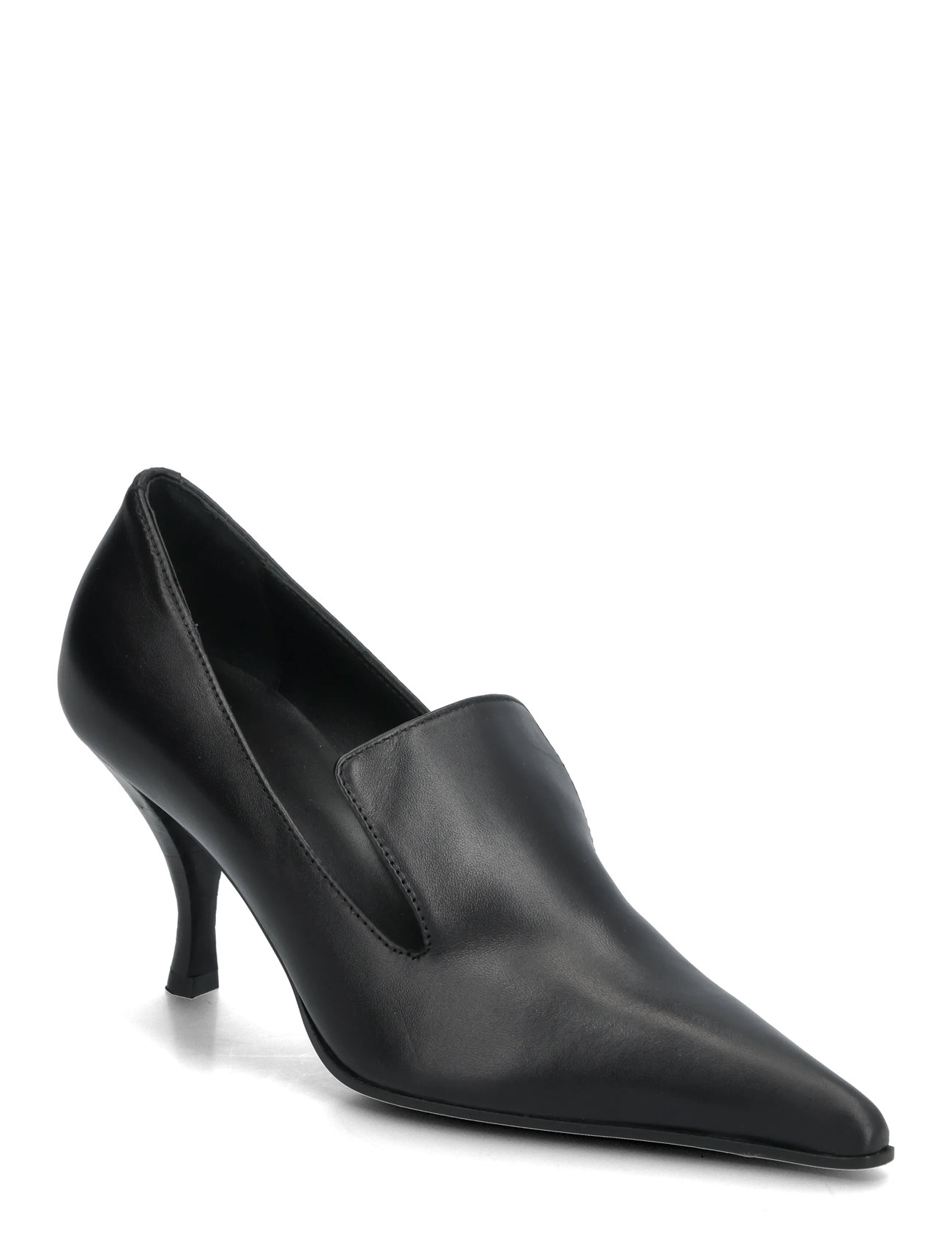 Pointed Leather Pumps Black Filippa K
