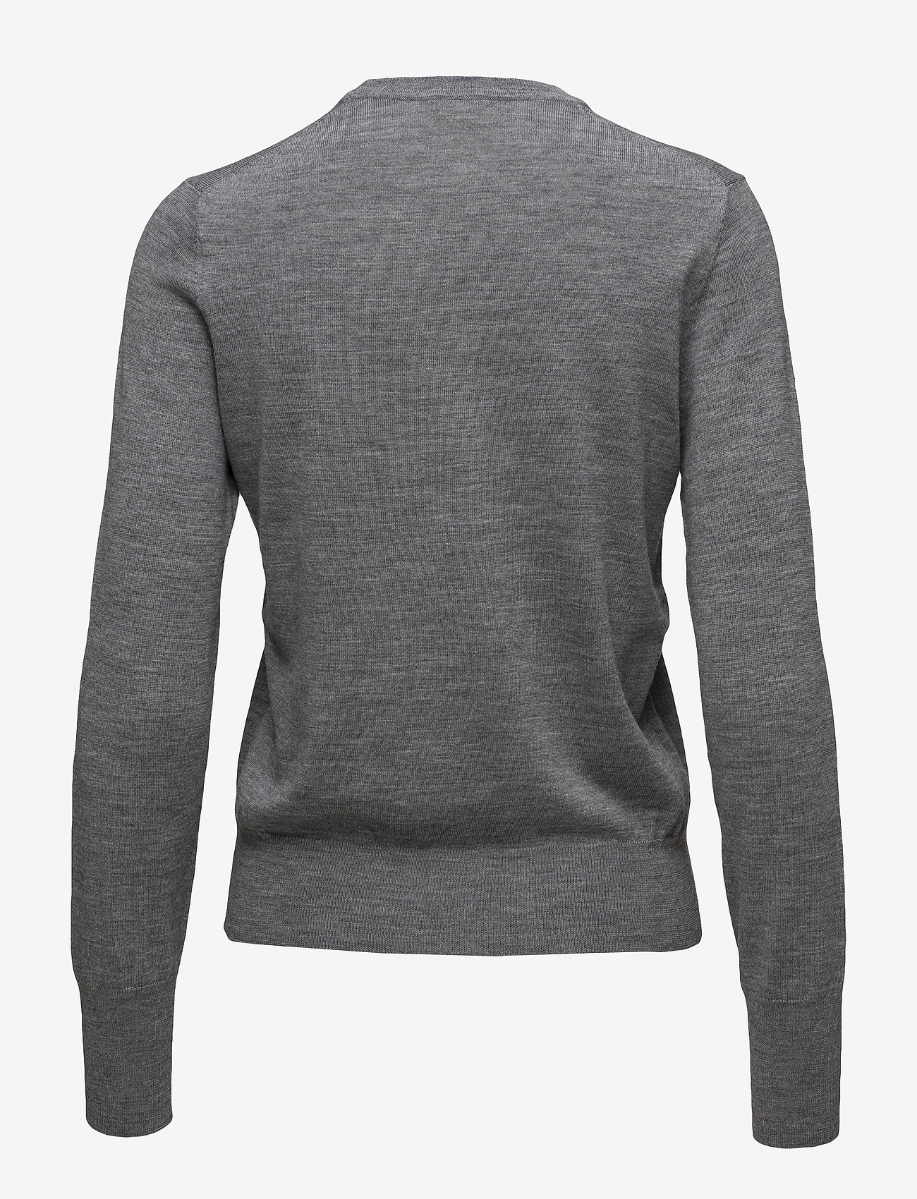 Merino R-neck Sweater (Mid Grey M) (1100 kr) - Filippa K - | Boozt.com