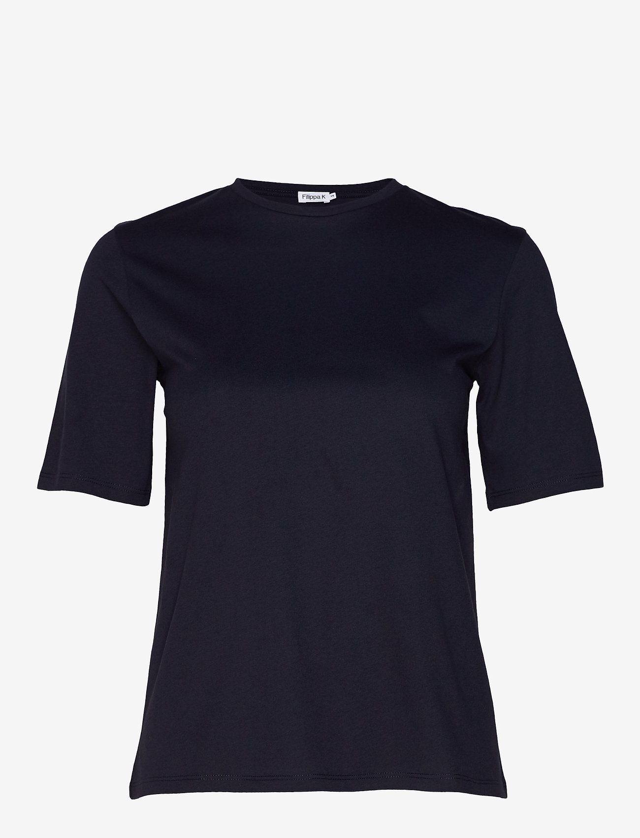 Filippa K Annie Cotton T-shirt (Navy) - 400 kr | Boozt.com