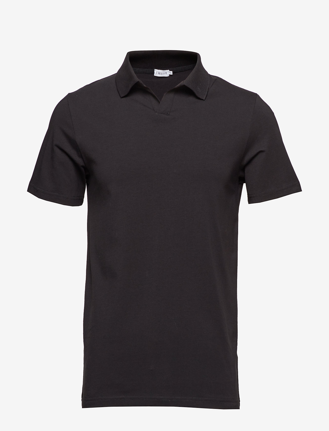 Filippa K - M. Lycra Polo T-Shirt - polo shirts - black - 0