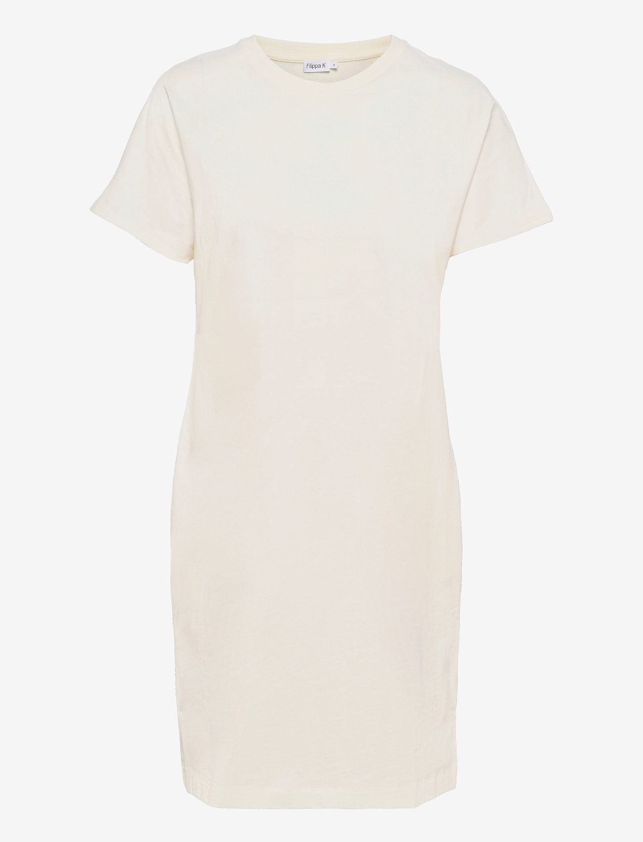 Filippa K - Effie T-Shirt Dress - sommerkjoler - white chal - 0