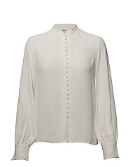 sheer button blouse