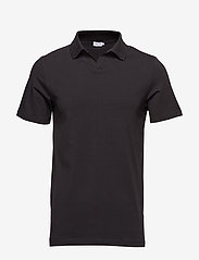 M. Lycra Polo T-Shirt - BLACK