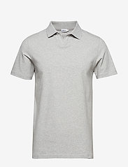 M. Lycra Polo T-Shirt - LIGHT GREY