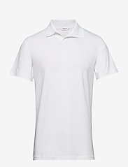 Filippa K - M. Lycra Polo T-Shirt - polo shirts - white - 0