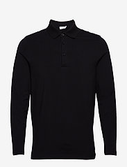 M. Luke Lycra Polo Shirt - BLACK