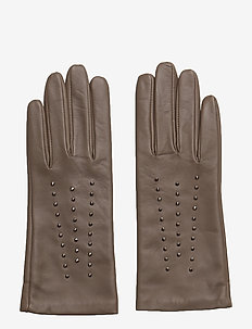 Studded Gloves - TAUPE