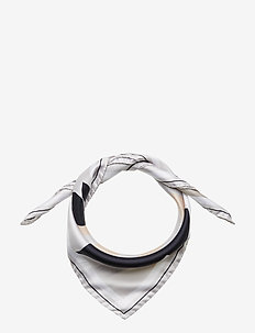 M. Sandhamn Print Silk Scarf - OFF WHITE