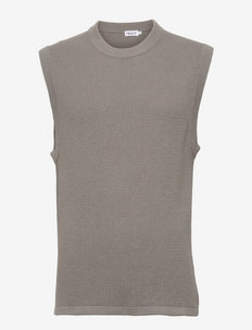 M. Gerald Vest - knitted vests - light taup