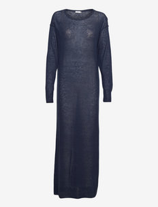 Maryl Dress - strikkede kjoler - deep blue