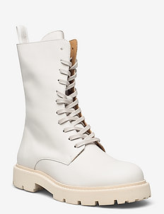 Krisha Spring Boot - laced boots - ivory