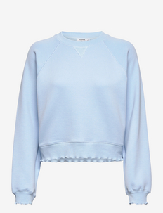 Raglan Sweatshirt - peysur og hettupeysur - light blue