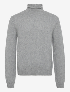 M. Milo Sweater - rollkragen - mid grey m