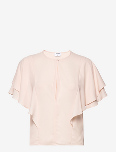 Frill Sleeve Top - blouses met korte mouwen - pale rose