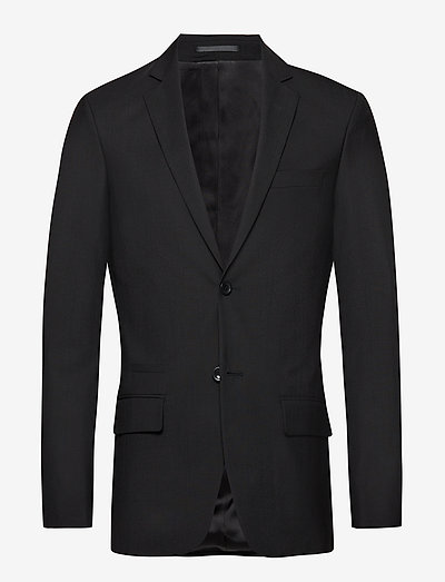 M. Rick Wool Jacket - enkeltradede blazere - black