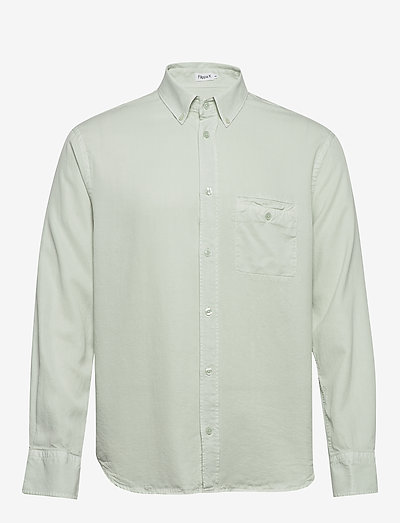 M. Zachary Tencel Shirt - linen shirts - faded aqua