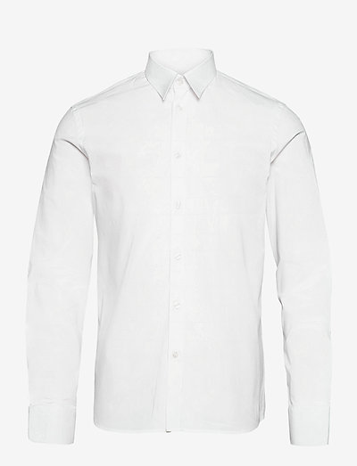M. Paul Stretch Shirt - linen shirts - white