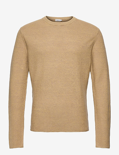 M. Tyler Sweater - knitted round necks - yellow/tau