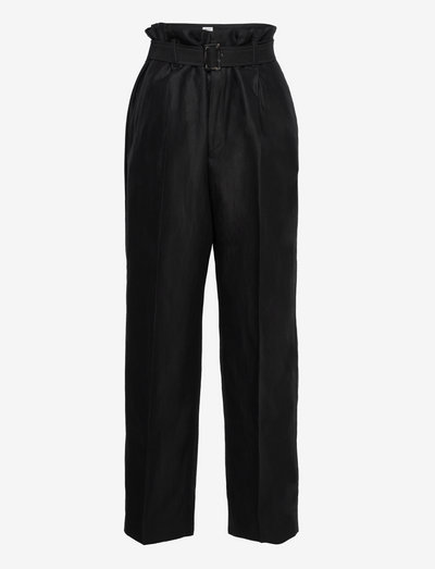 Isabel Trouser - bukser med lige ben - black