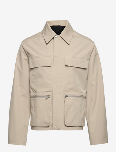 M. Patrick Cotton Jacket - utility-jakker - grey beige