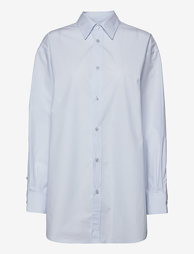 Drew Shirt - långärmade skjortor - soft blue