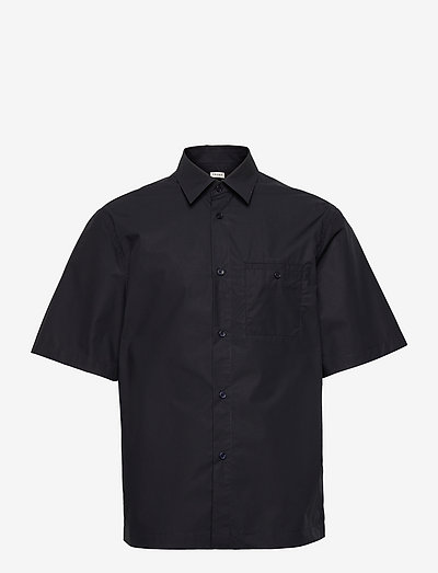 M. Oliver Poplin Shirt - chemises basiques - navy
