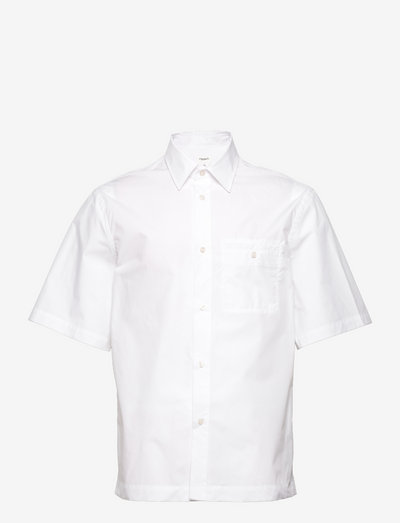 M. Oliver Poplin Shirt - basic shirts - white