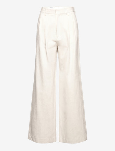 Darcey Trouser - wide leg trousers - ivory