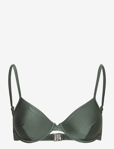 Shimmer Underwire Top - wired bikinitops - pale green