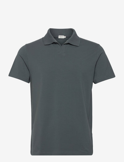 M. Lycra Polo T-Shirt - kortærmede poloer - dusty blue