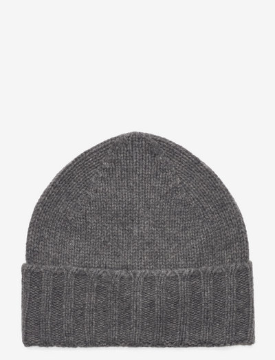 Cashmere Blend Hat - kepurės - mid grey m