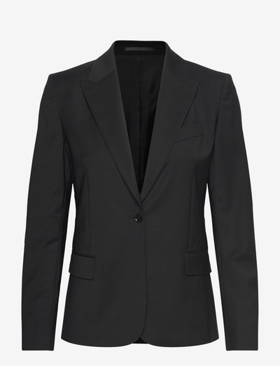 Sasha Cool Wool Blazer - enkeltspente blazere - black