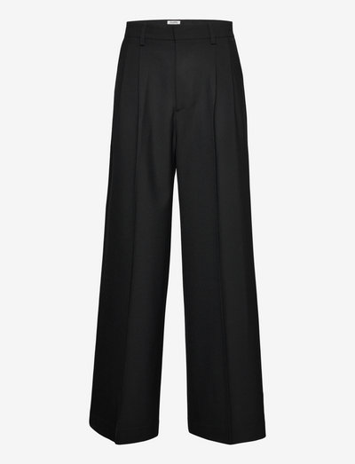 Darcey Wool Trousers - pidulikud püksid - black