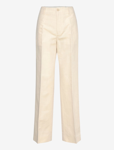 Relaxed Straight Cotton Linen