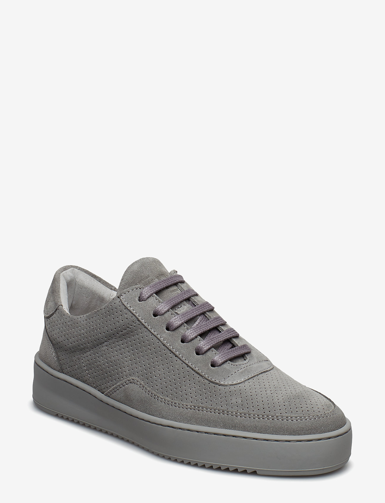 filling pieces grey suede