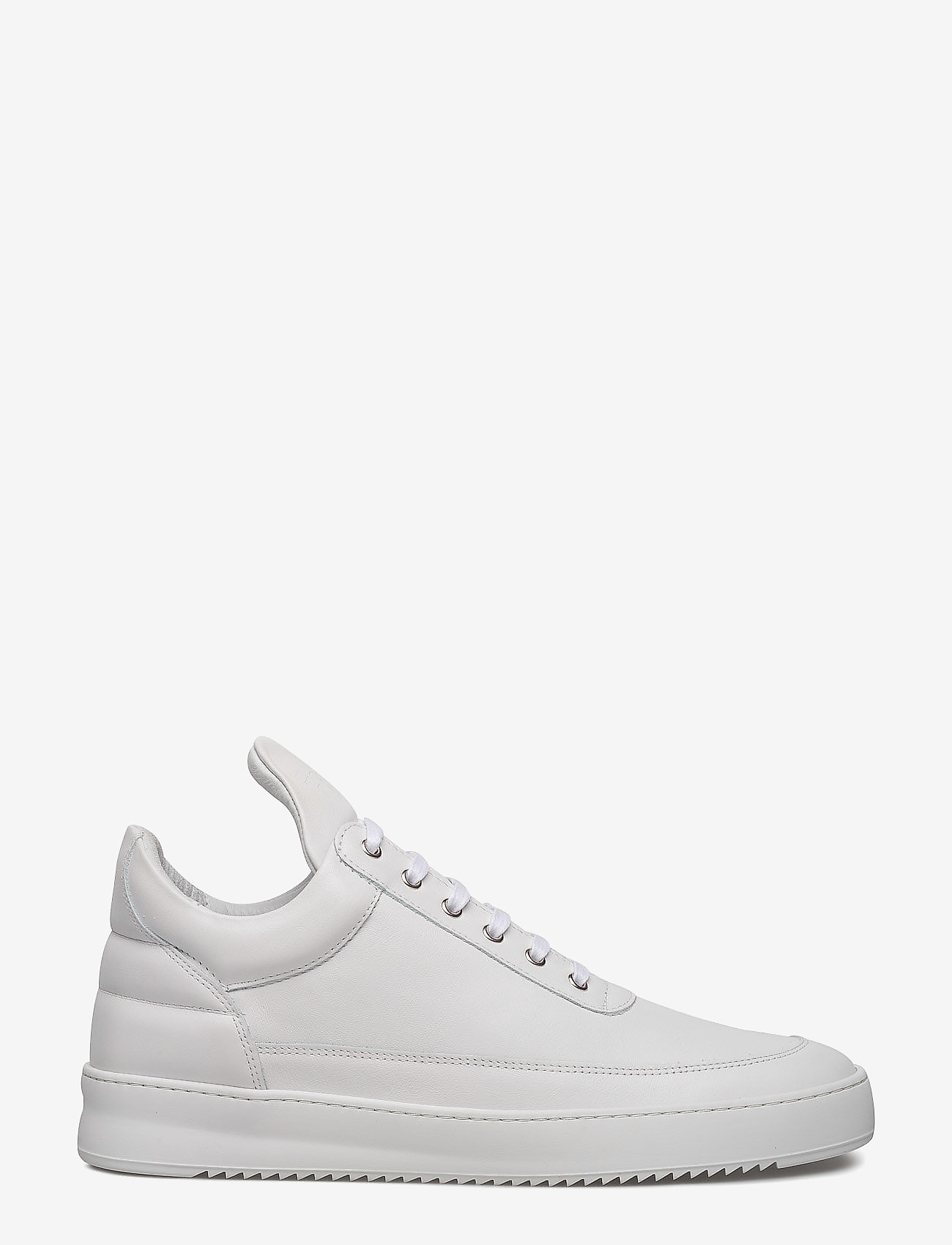 low top ripple nappa all white