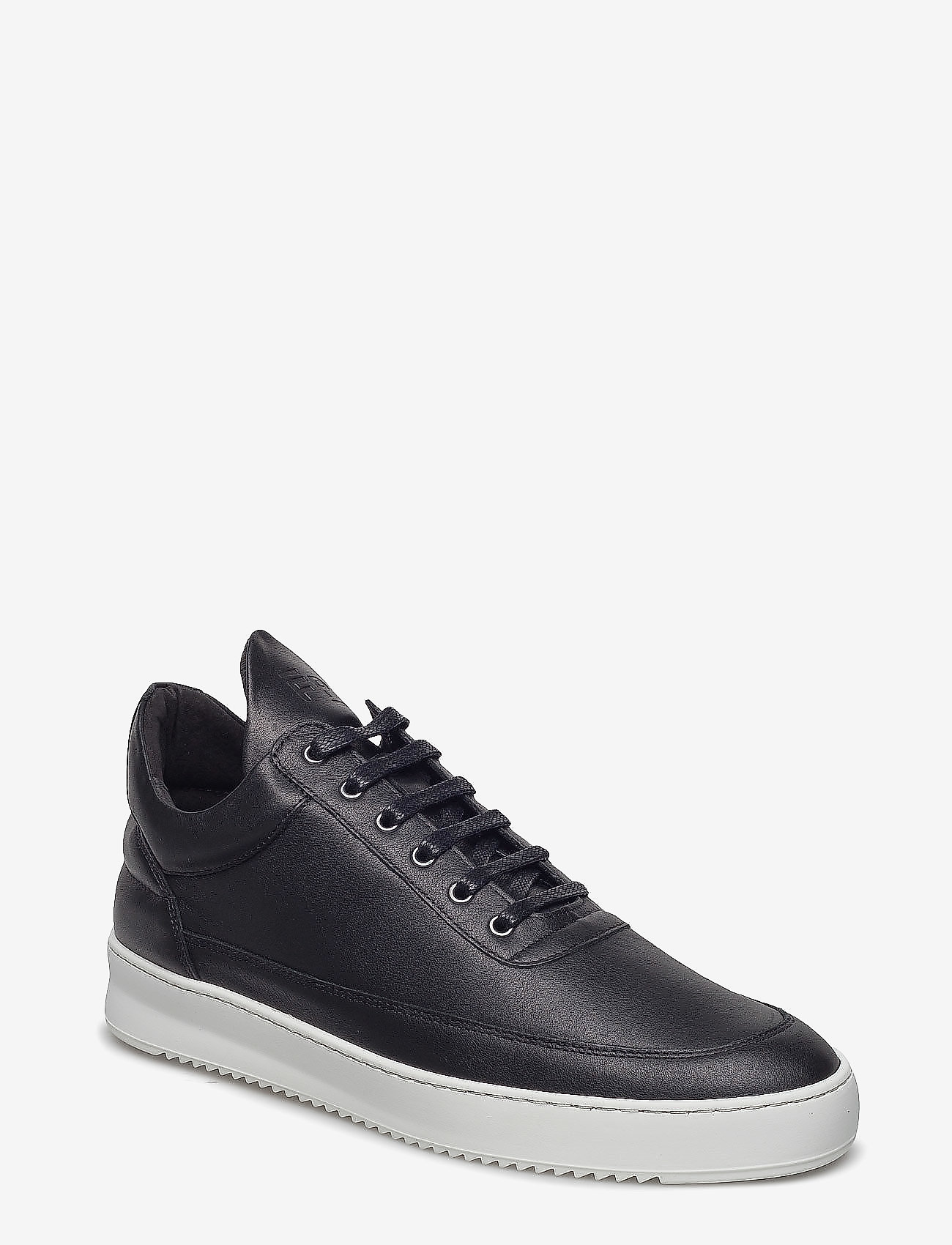 low top ripple nappa all white