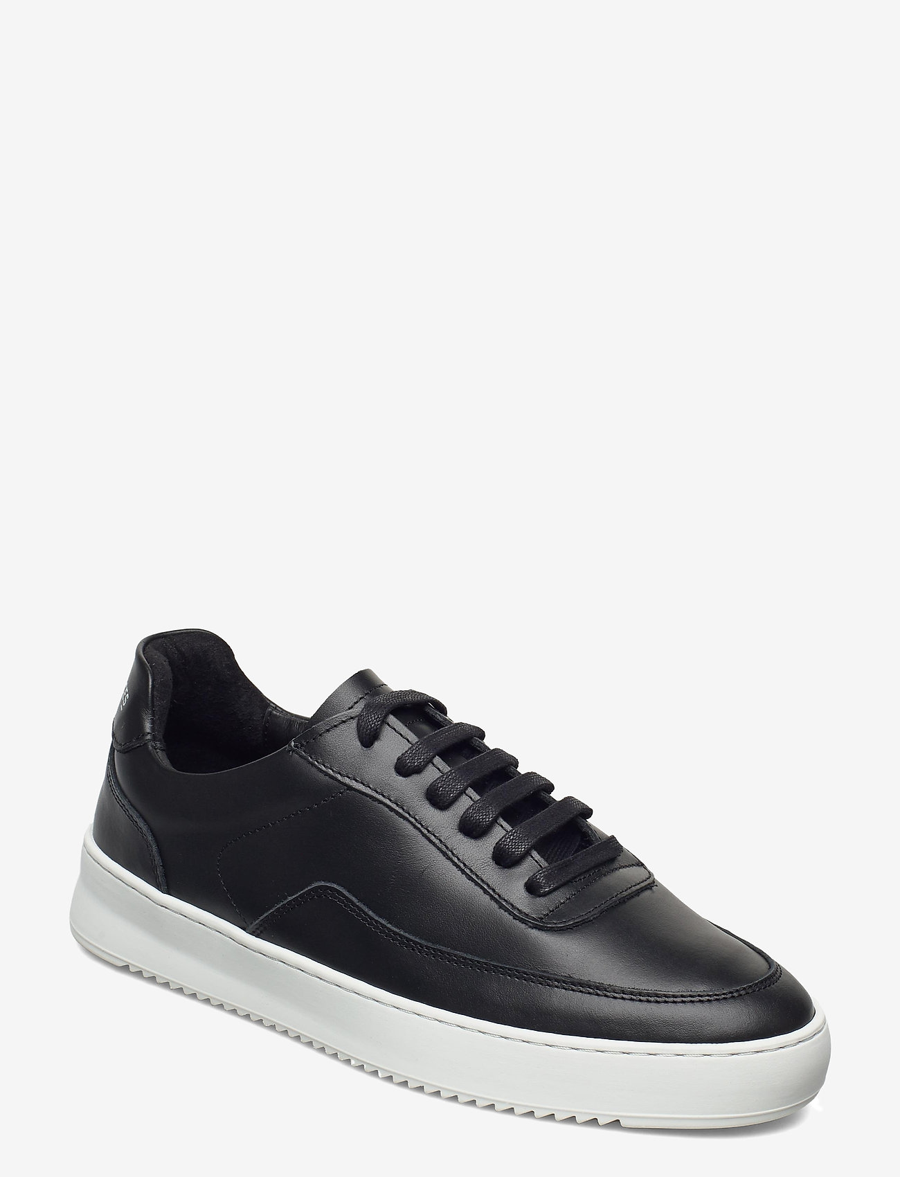 low top ripple nappa black