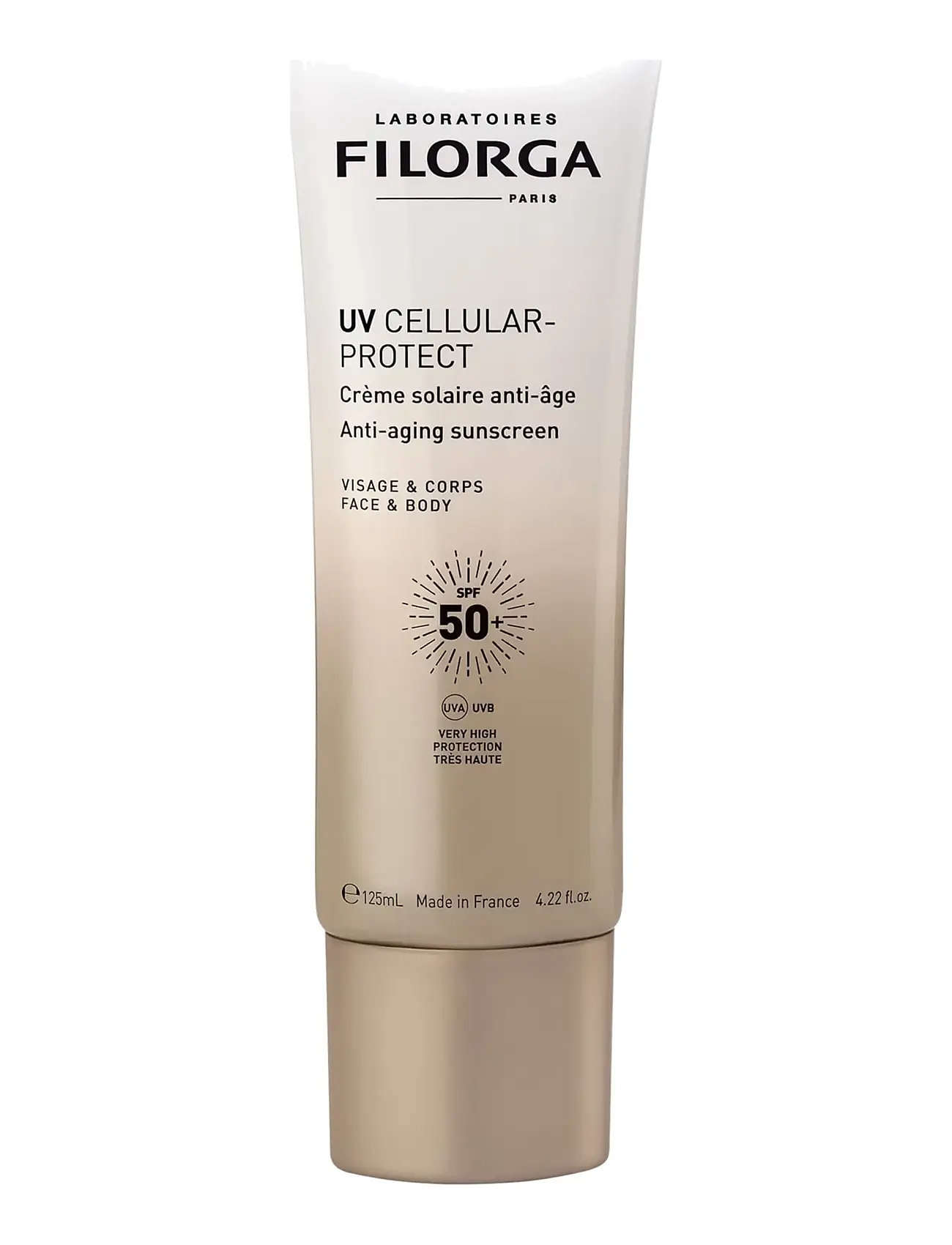 Filorga Uv Cellular-Protect Body Cream Spf50+, 125 ml, Nude, Solpleje > Krop, Dame