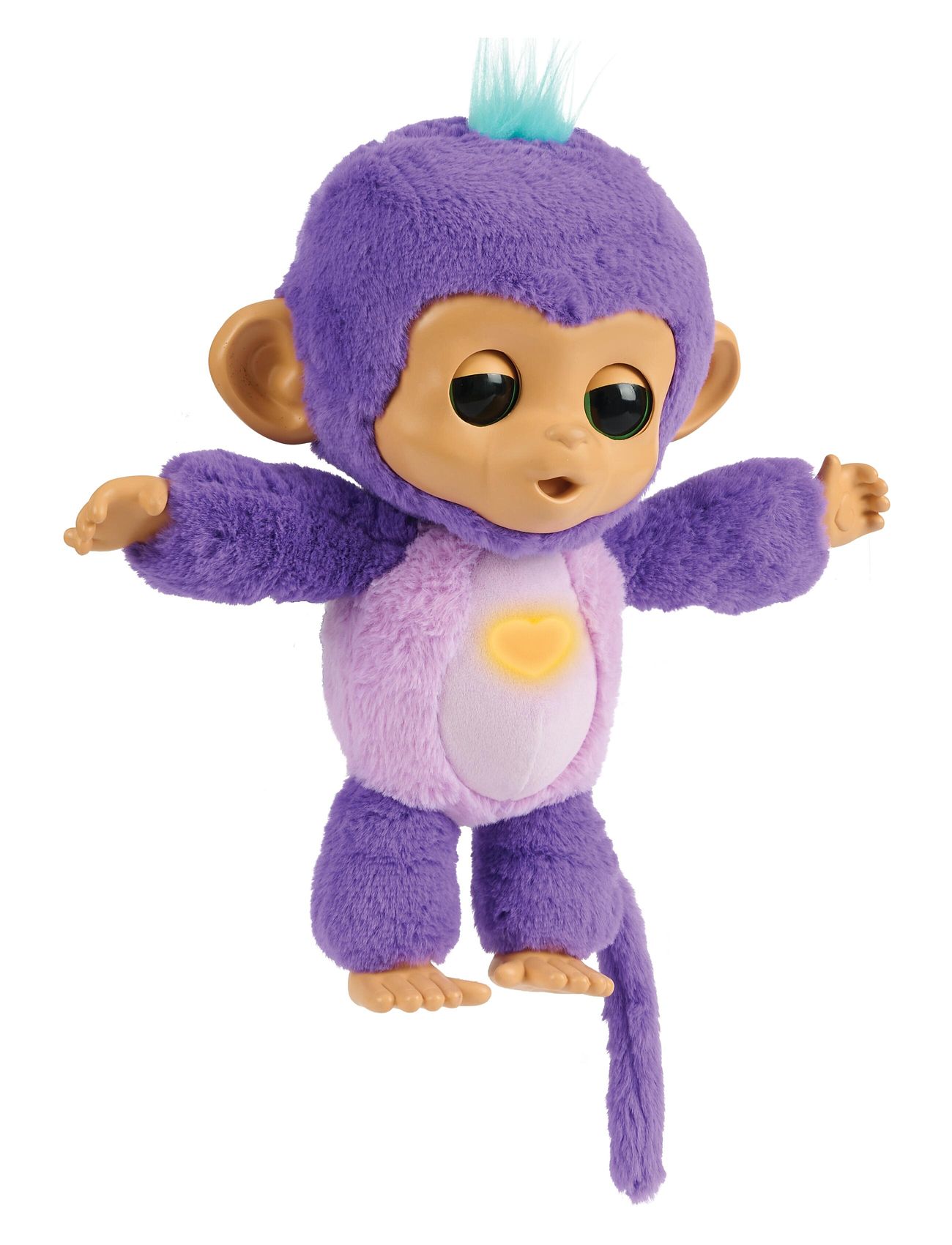 Fingerlings Care N Cuddles Monkey Purple Toys Interactive Animals & Robots Interactive Animals Multi/patterned Fingerlings