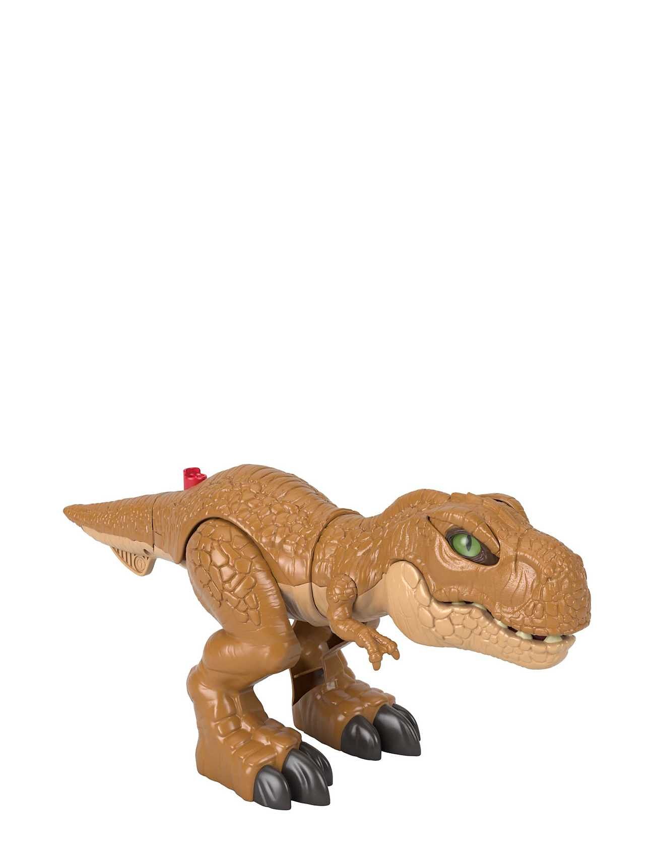 Imaginext Jurassic World Thrashin' Action T.rex Toys Playsets & Action Figures Animals Brown Fisher-Price